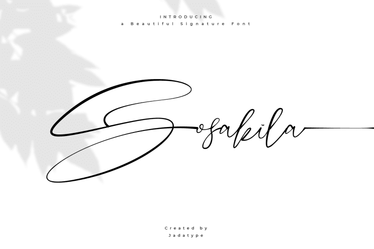 sosakila stylish signature