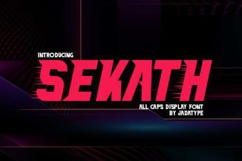 sekath display font
