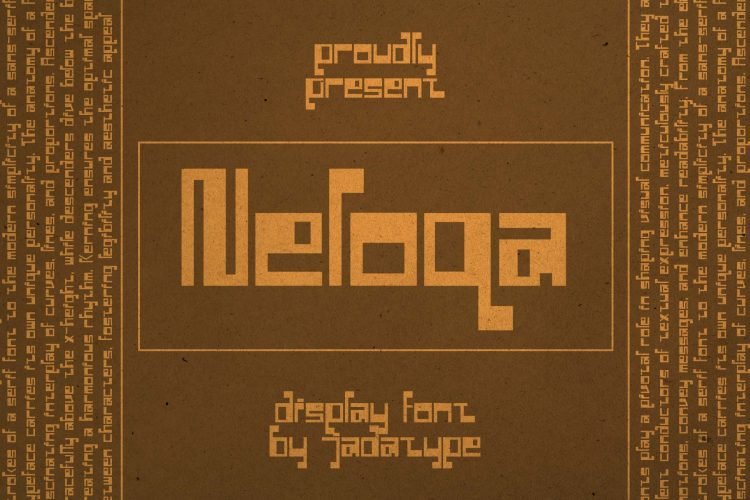 neloqa display font