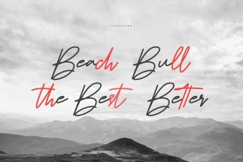 brostika signature font