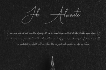 sontesky script font