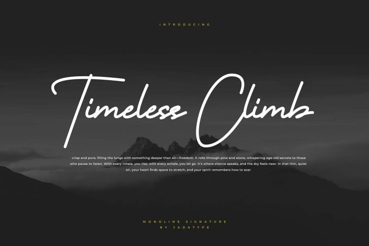 tamakion signature font