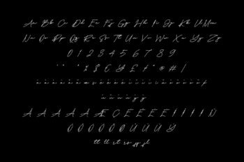 belissy signature font