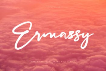 ermassy script brush font