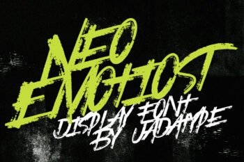 neo emotiost display font