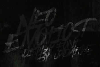 neo emotiost display font