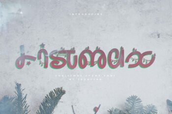 listmax display christmas font