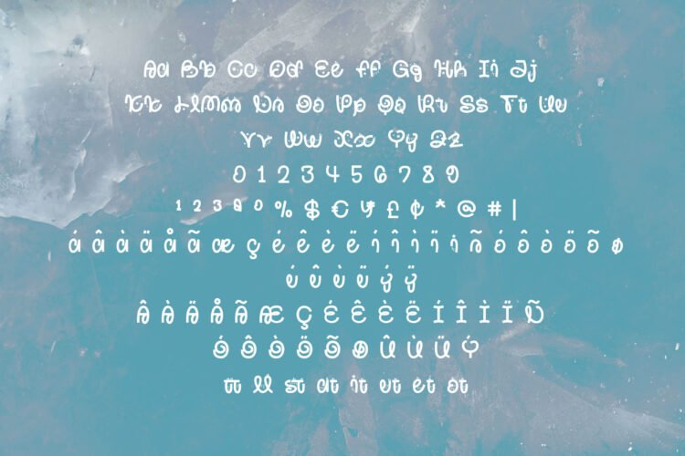 listmax display christmas font