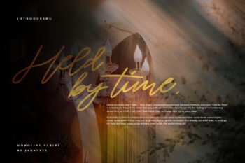 feirh modern monoline script font