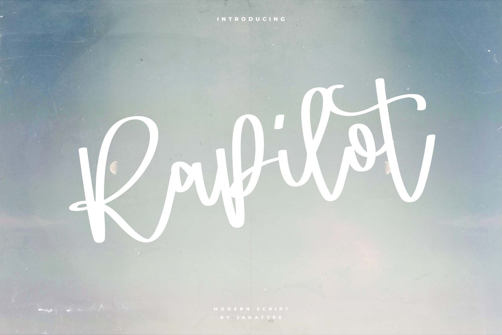 rapilot modern script font