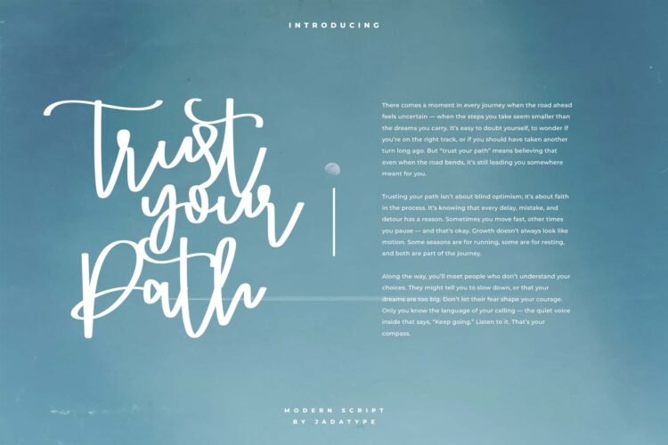 rapilot modern script font