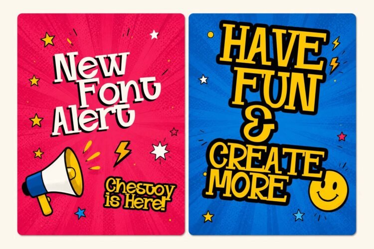 chestoy display serif font