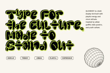 gloomist display font