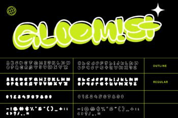 gloomist display font