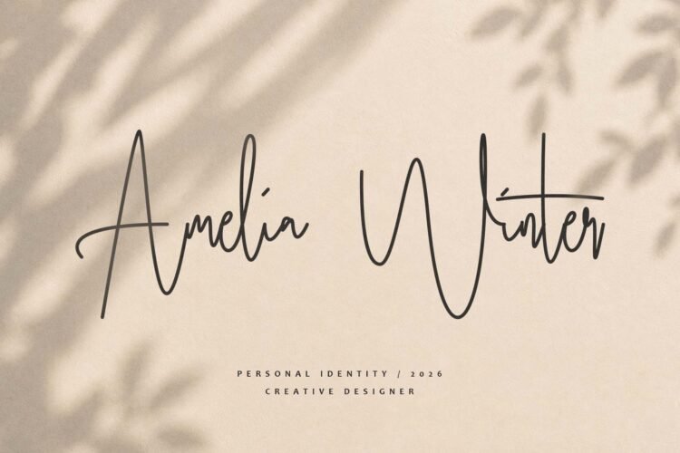 masion belle script font