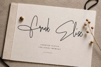 masion belle script font