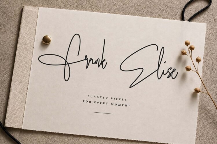 masion belle script font