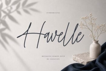 havelle script font