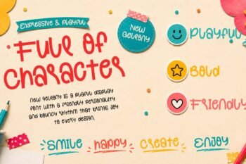 new gellony display font