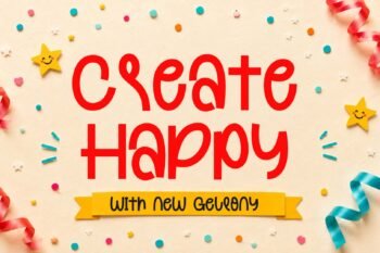 new gellony display font