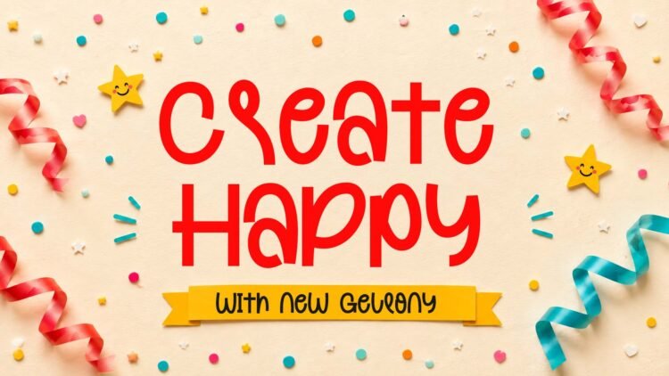 new gellony display font