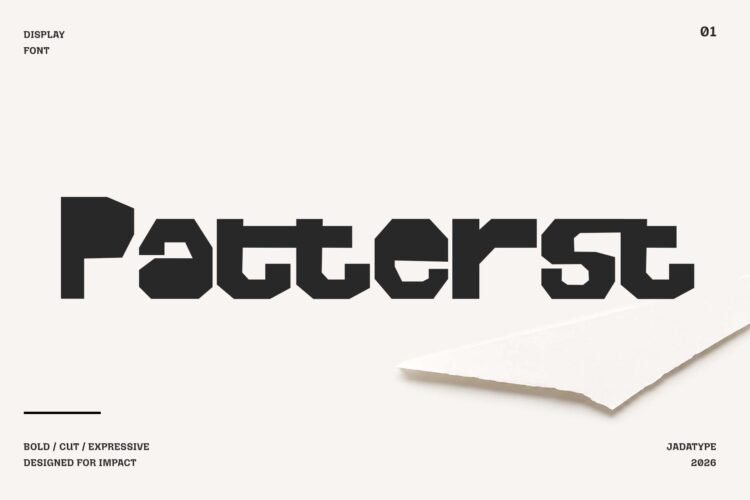 Patterst Display Font
