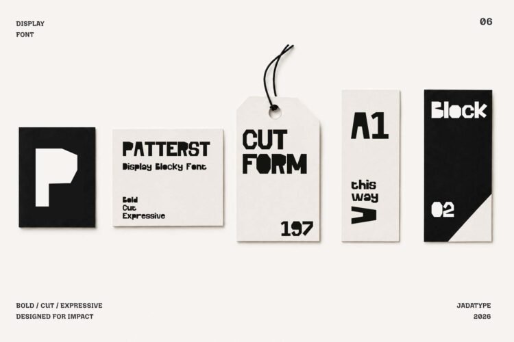 Patterst Display Font