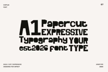 Patterst Display Font
