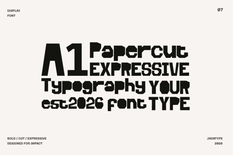 Patterst Display Font