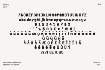Patterst Display Font