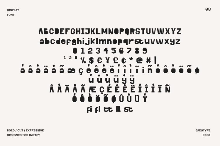 Patterst Display Font
