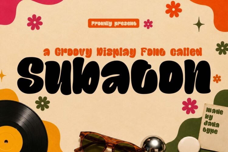 subaton display font