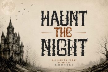 scarven display halloween font
