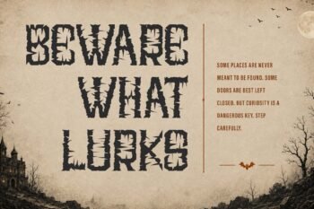 scarven display halloween font
