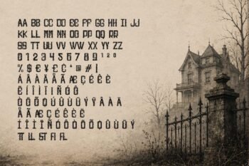 scarven display halloween font