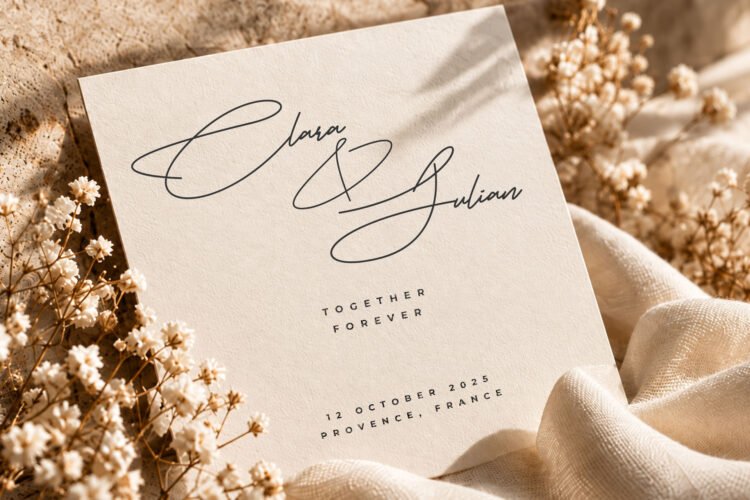 Heristella Elegant Monoline Signature Font