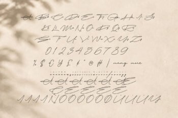 Heristella Elegant Monoline Signature Font