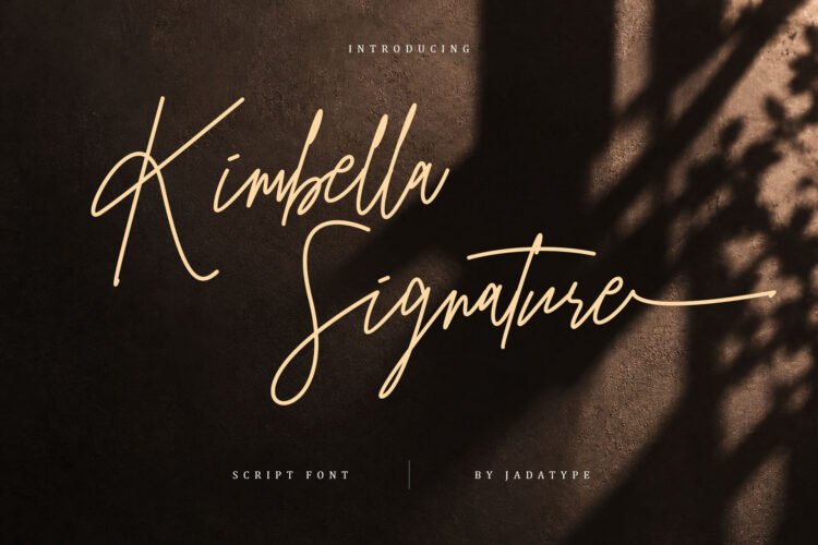 Kimbella Signature - Flowing Handwritten Script