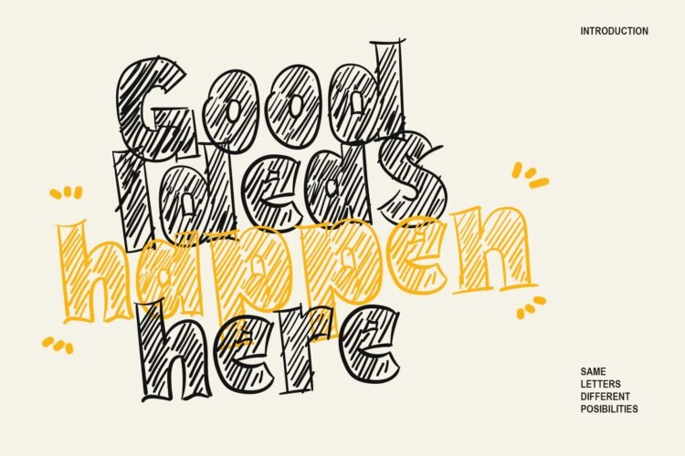 Krayola Sketch Handwriting Font