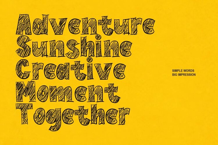 Krayola Sketch Handwriting Font