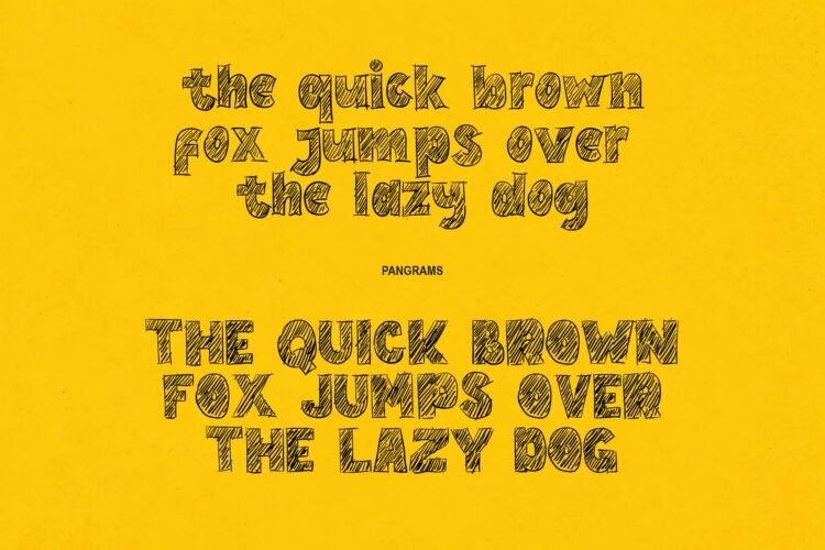 Krayola Sketch Handwriting Font