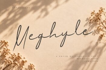 Meghyle Stylish Brush Cursive