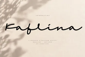 Kaflina - Elegant Monoline Signature