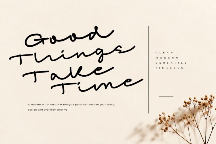 Kaflina - Elegant Monoline Signature