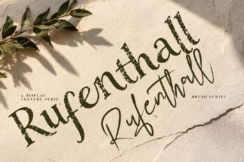 Rufenthall - Textured Serif & Brush Script Duo