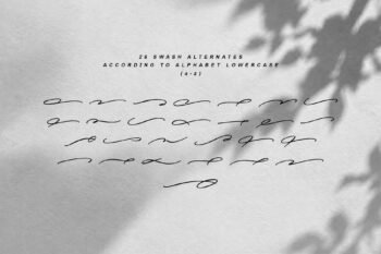 Thaflen - Natural Flowing Script